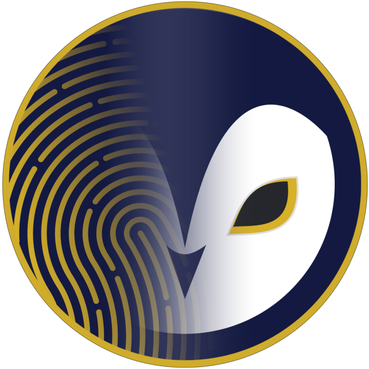 Journey face blended into fingerprint with yellow ring